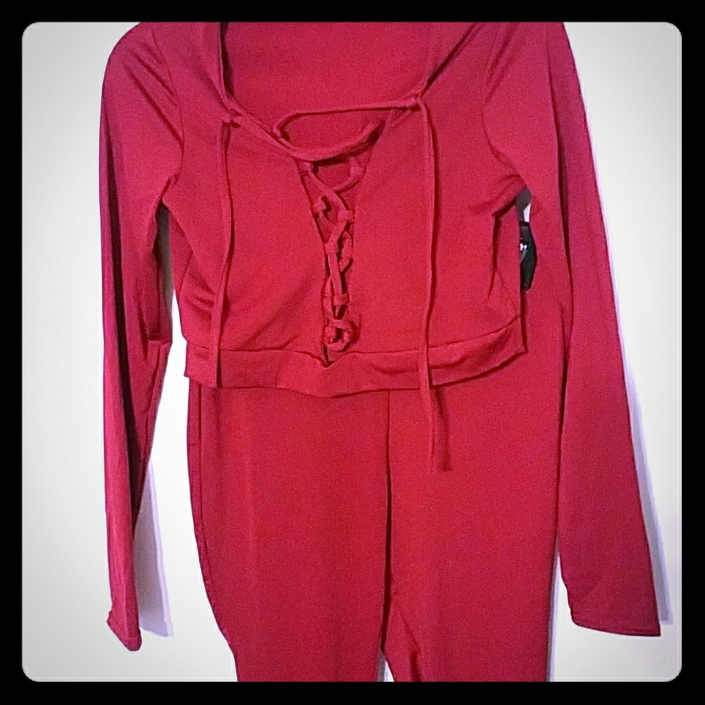 Long Sleeve Cropped shirt and Legging set